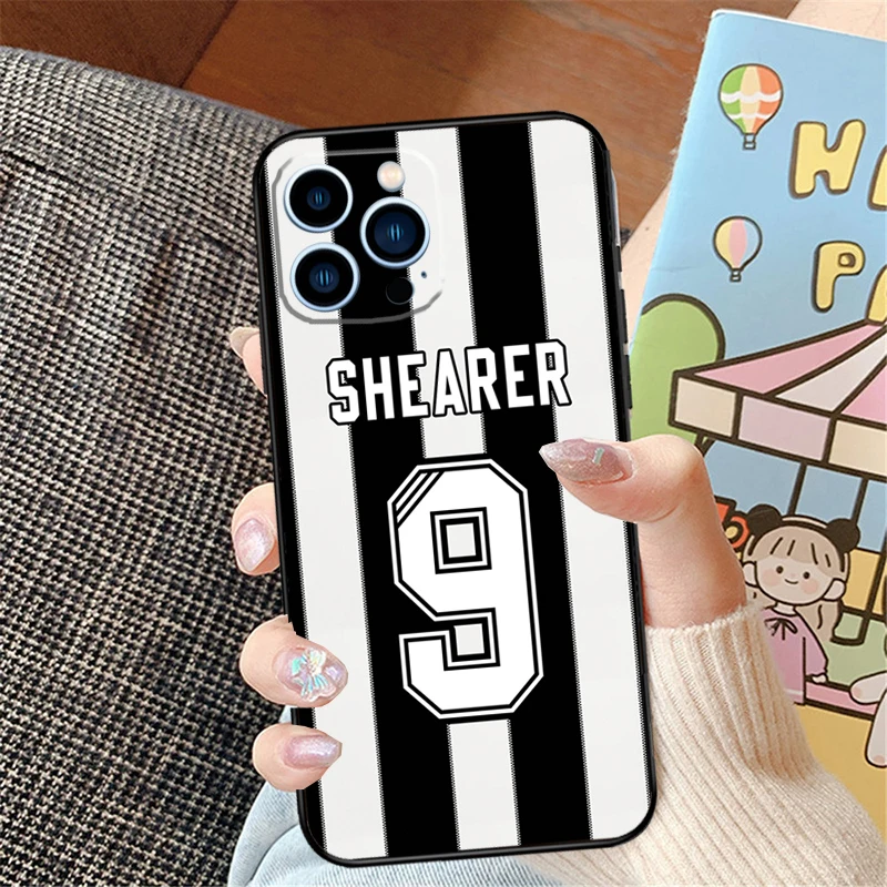 Football Player number Phone Case For iPhone 15 13 12 11 14 16 Pro Max X XR XS Case For iPhone 15 12 13 Mini Plus Cover