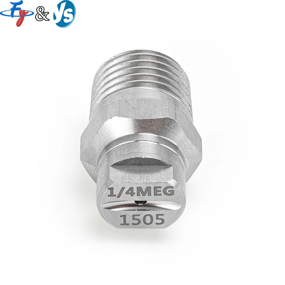 

MEG High-Pressure Fan Spray Nozzle Water Sprinkler Cleaner Nozzle 0-65 Degree Spray Angle Industrial Cleaning Road Dust Removal