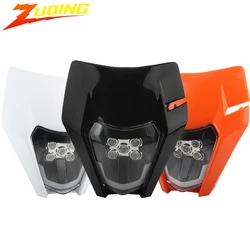 Motorcycle LED Headlight for KTM EXC EXCF SX SXF XC XCF XCW XCFW 125 150 250 300 350 450 530 Headlamp Motocross Enduro Dirt Dirt