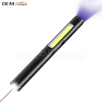 Portable USB Rechargeable UV Flashlight Inspection Lamp 4 In 1 UV LED COB Working Lamp Penlight Torch with Magnetic Clip Torch