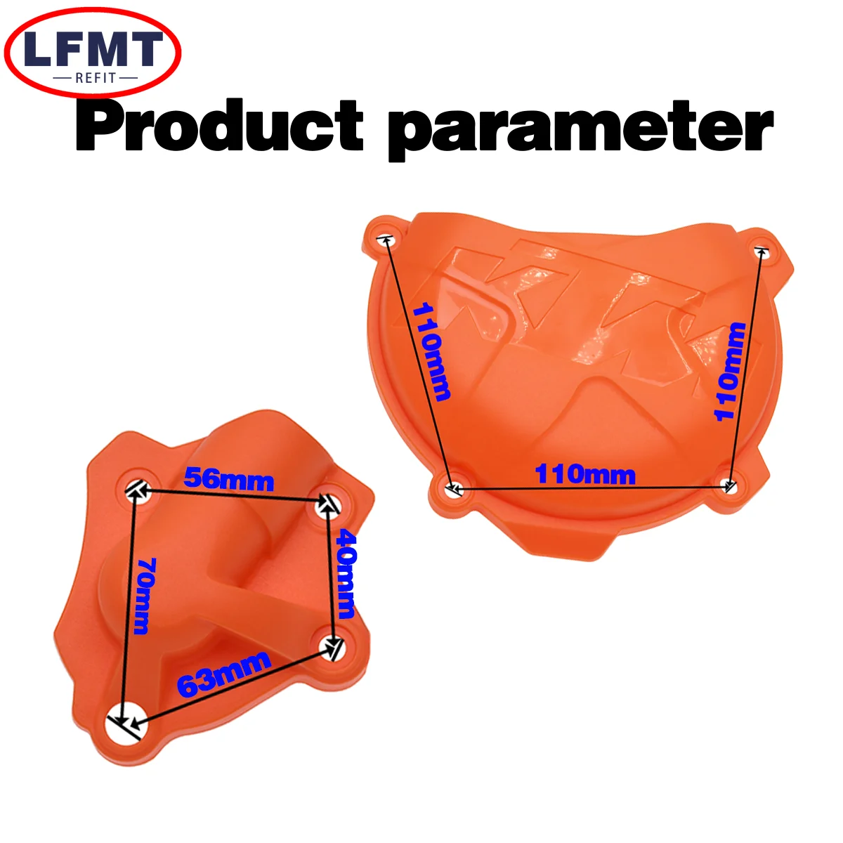 Clutch Cover Protection Cover Water Pump Cover Protector For KTM 250 350 cc SXF EXCF XCF XCFW FREERIDE 2011-2016 Motocross parts