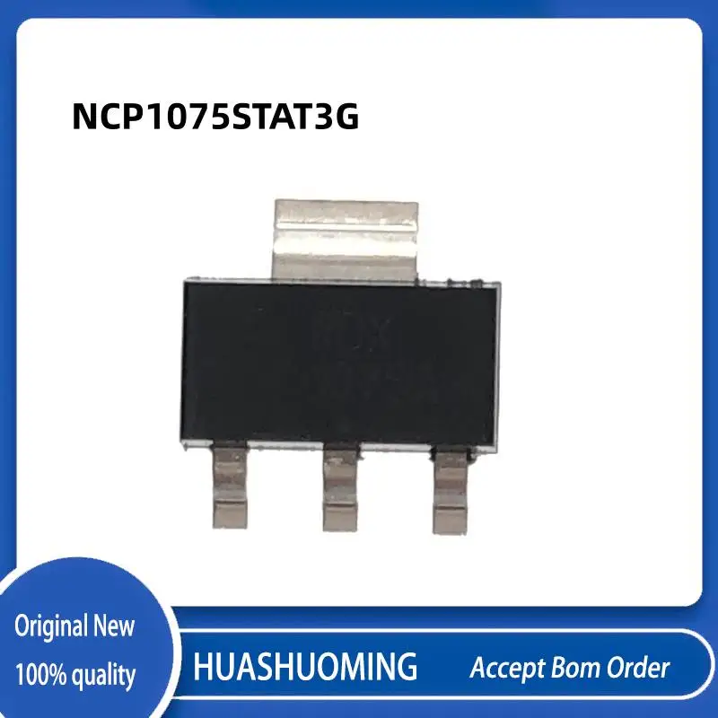 5-50Pcs/Lot  NCP1075STAT3G SOT-223 NCP1075 SOT223 AC/DC