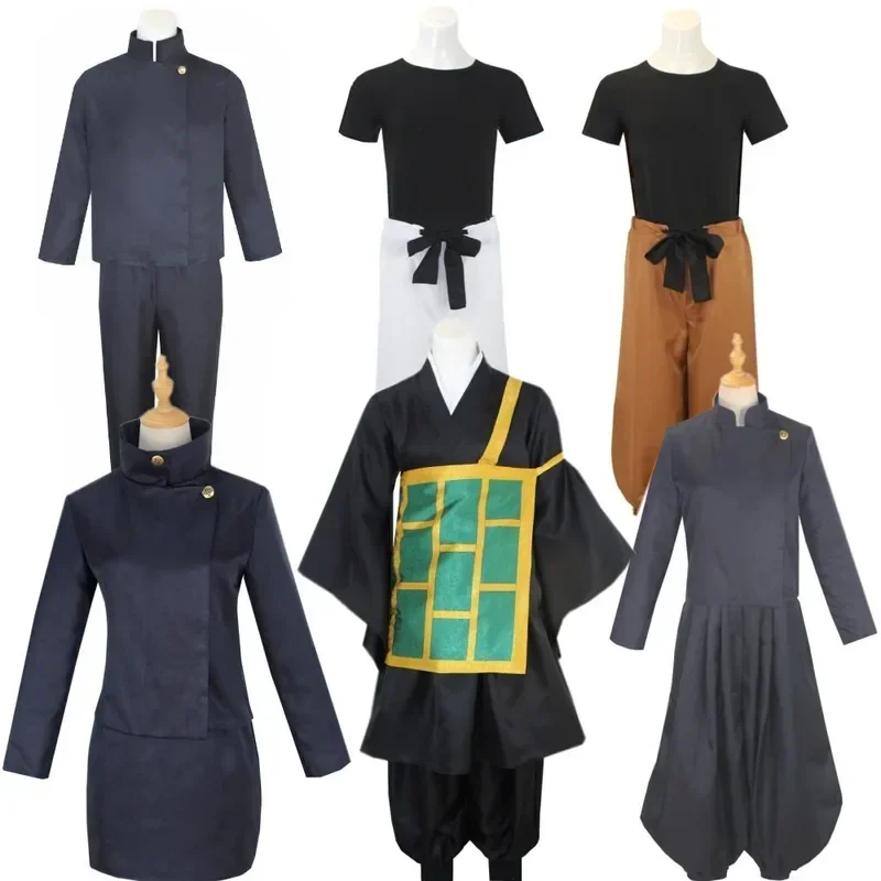 SN66 Geto Suguru Cosplay Anime Jujutsu Kaisen Cosplay Camicia da uomo per adulti Pantaloni Parrucca Scuola superiore Uniforme di Halloween Set completoW&M