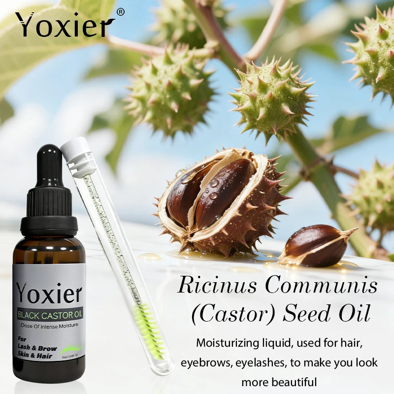 Natürliche Rizinusöl Augenbrauen Wimpern Natürliche Dicke Schlanke Lockige Haar Wachstum Serum Verlängerung Wimpern Frauen Männer Make-Up Produkt