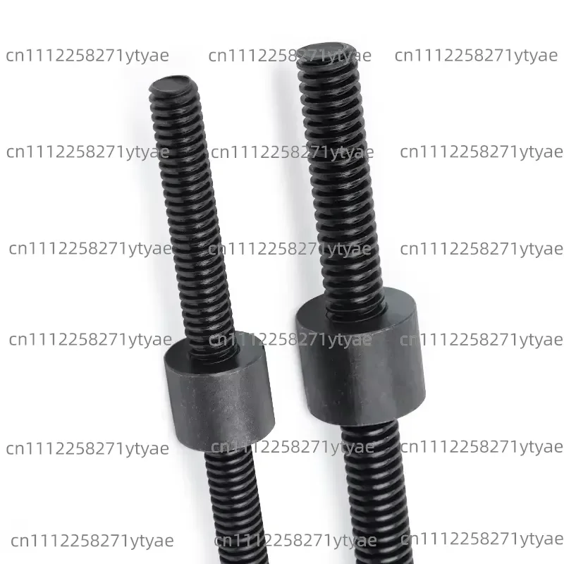 45 #Carbon Steel T-Screw Trapezoidal Threaded Rod T10-T60 1000mm Coarse Tooth Positive Lead