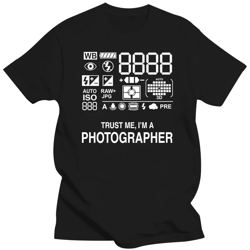 t-shirt kamera Tees kısa kollu fotoğraf hediye T shirt mevcut giyim klasik Benzersiz % 100% pamuk Tshirt erkekler fotoğrafçı