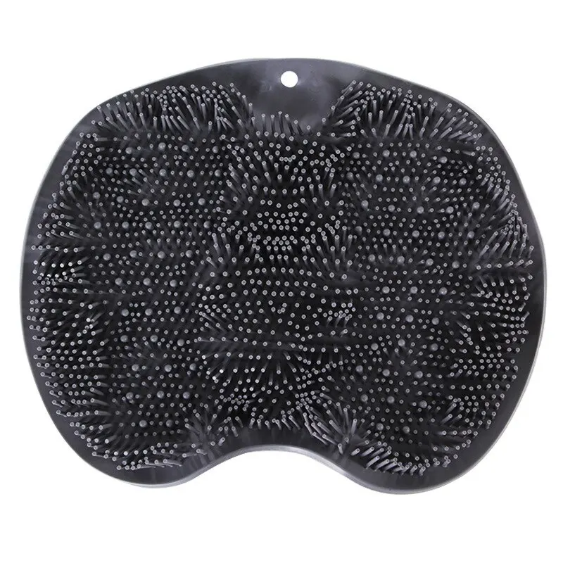 

Silicone Bathroom Anti-Slip Bath Mat Massage Cushion Lazy Foot Rub Back Artifact Multifunctional Soft Cushion Powerful Sucker