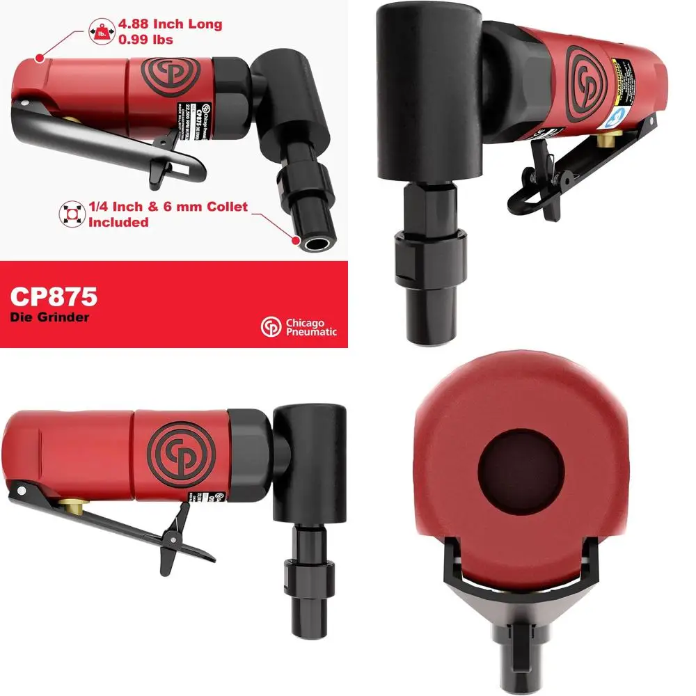 

1/4 0.3HP 22500RPM Angle Die Grinder - Heavy Duty Tool for Welding, Woodworking, Automotive & Polishing