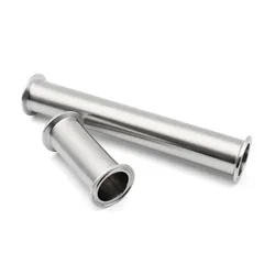 Length100/152/200/254/300mm Sanitary Stainless Steel 304 Pipe Fitting Tube OD 19/25/38/51 Homebrew Ferrule Tri Clamp 50.5 64mm