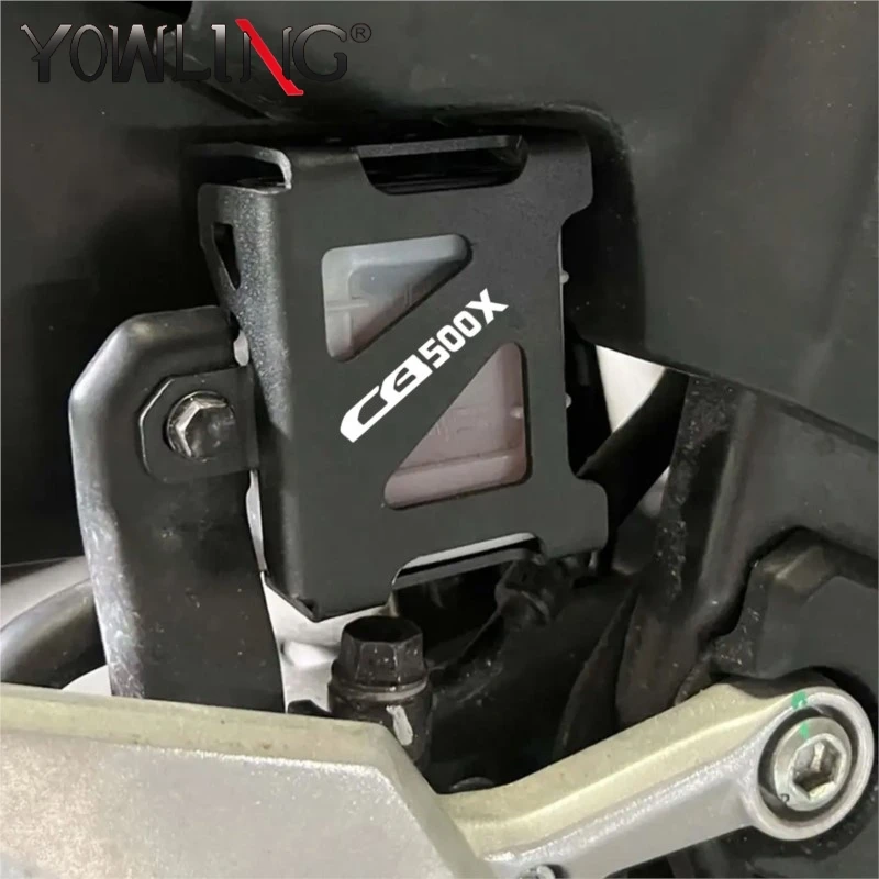 

Motorcycle Rear Brake Fluid CBR 400 500 R Reservoir Guard Cover Protector For HONDA CBR400R CBR500R / ABS 2019-2024-2025-2026