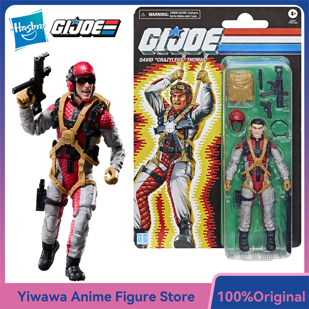 

Оригинальный НОВЫЙ Hasbro G.I. Joe Classified Series Ретро Cardback Дэвид «Кразилегс» Томас 6-дюймовая фигурка солдата Модель игрушки