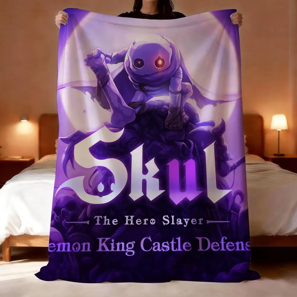 Video Game Skul The Hero Slayer Throw Short Plush Throw Blanket Soft Skin-Friendly Multi-Scene Home Office