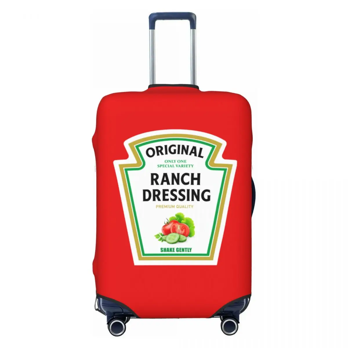 مخصص مزرعة خلع الملابس هالوين زي مطابقة الخردل كيتشب مايو غطاء الأمتعة حامي الغبار برهان حقيبة سفر يغطي #1