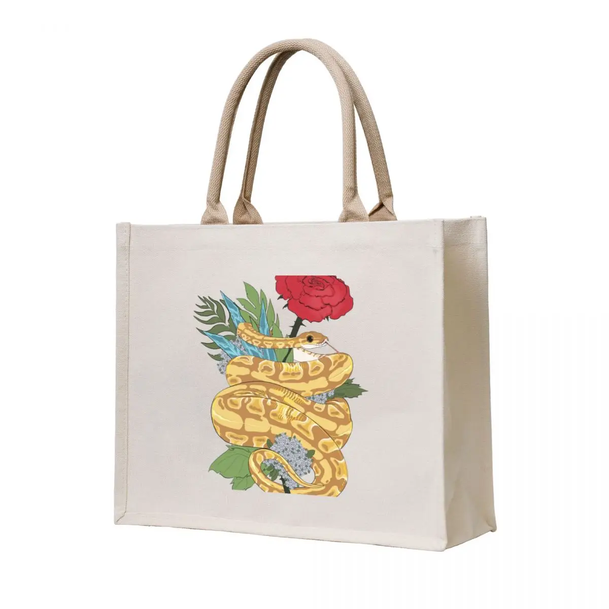 

Banana Ball Python Tote Bag Eco bag Beach bag cute tote Women's handbag