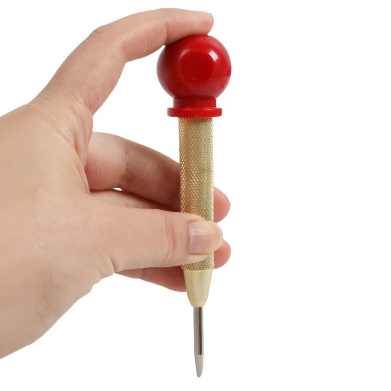Automatic Center Punch Locator Spring-loaded Positioner Semi Glass Striker,Drill Bit Window Breaker Breaking Device Drill Tool