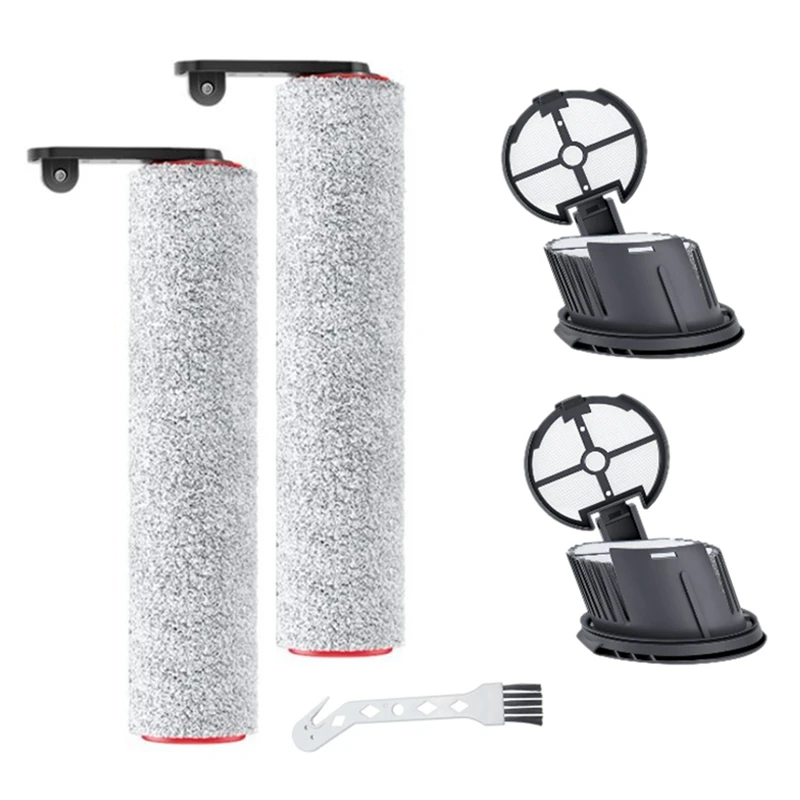 M08K For Dreame H14 Pro / H20 Ultra/H30 Ultra H13 Pro Floor Scrubber Vacuum Cleaner Roller Brush Hepa Filters Accessories