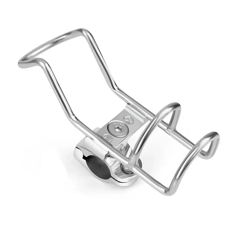 

Зажим из нержавеющей стали 316, держатель удочки, двойной провод для рыбацкой лодки, каяка, 25 мм, держатель для морской удочки