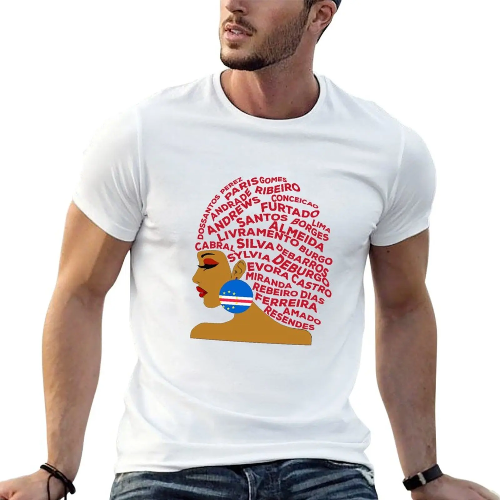Cabo Verde Women(Paris) T-Shirt summer 2026 hippie clothes Men's t-shirts