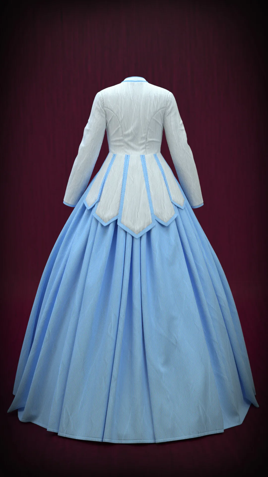 Женский викторианский синий топ с юбкой 1890-х годов, средневековое бальное платье Belle, платье, костюм для маленьких женщин, наряд