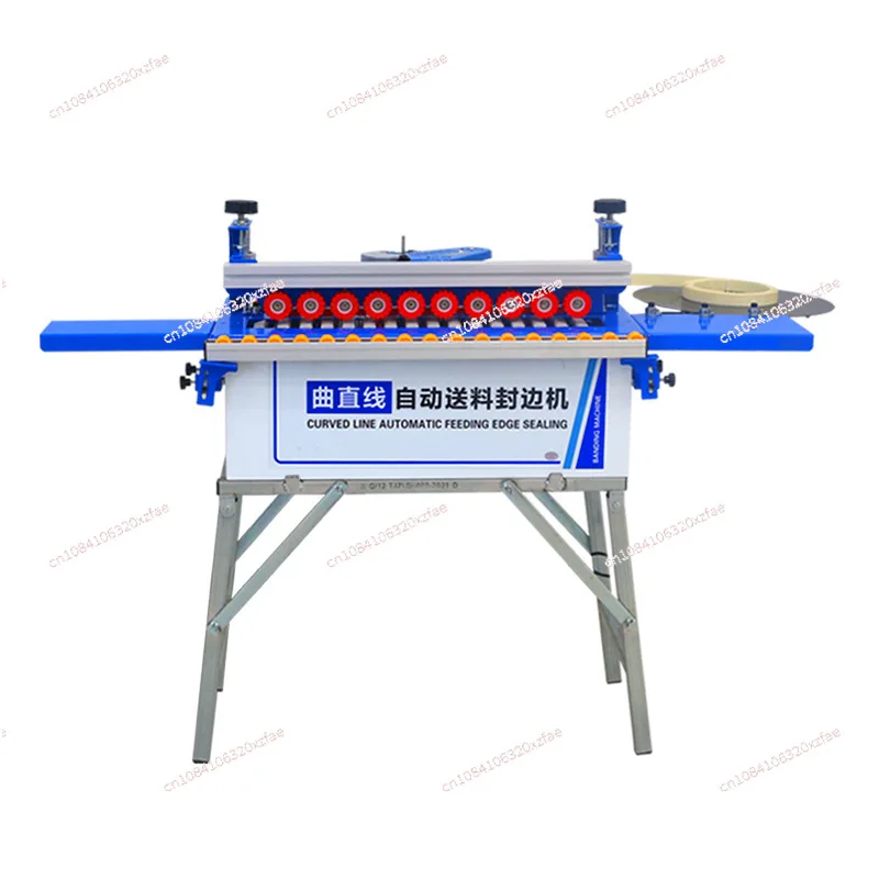 

770 Full-Automatic Edge Banding Machine for Woodworking - Curved & Straight Edge Banding, Auto-Feeding & Trimming All-in-One