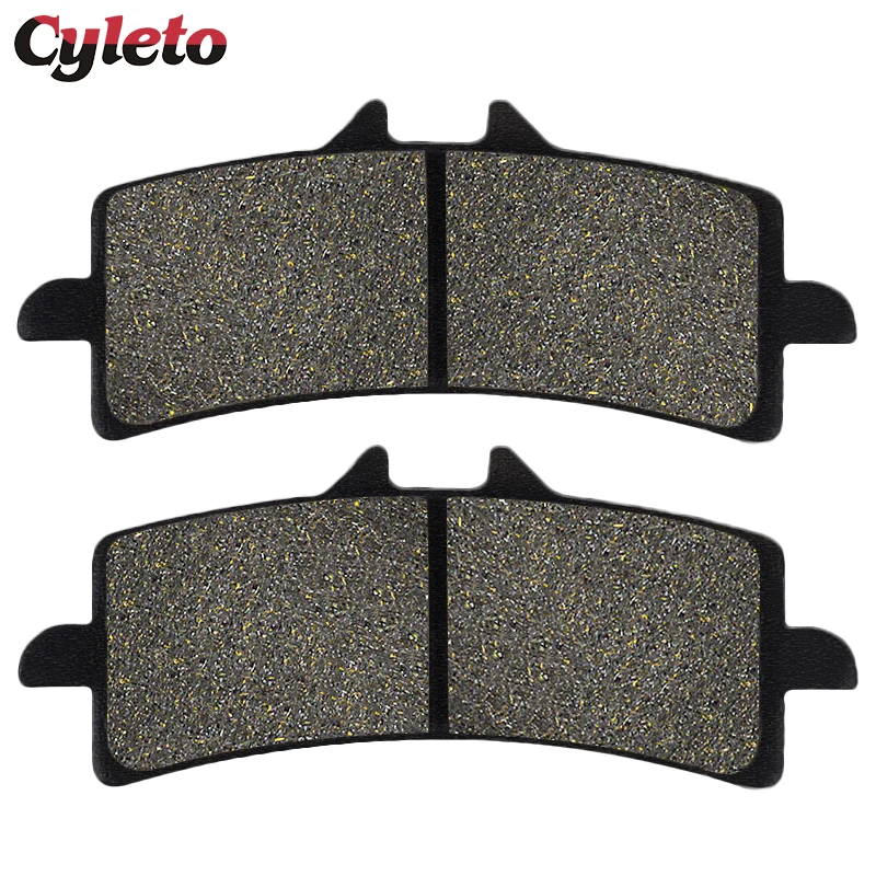 Cyleto Motorcycle Front Brake Pads for KTM SMR 450 Duke 690R 890R 990 Supermoto R RC8 RC8R 1190 1290 Super Duke R SE RR GT view 3