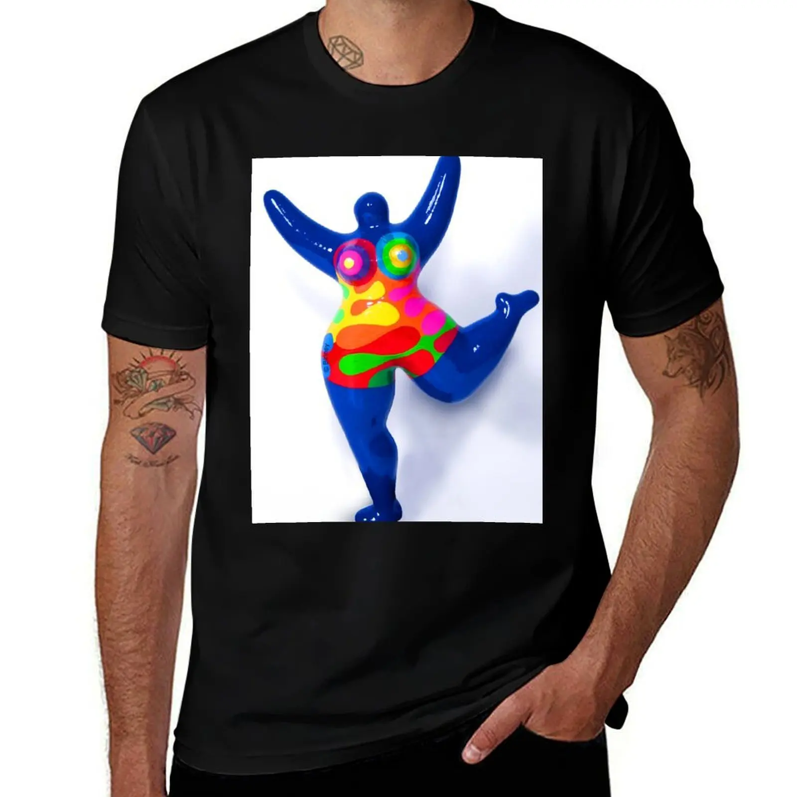 

Blue Nana Biriney - tribute to Niki de Saint Phalle T-Shirt anime tshirt funny t shirts man T-Shirt