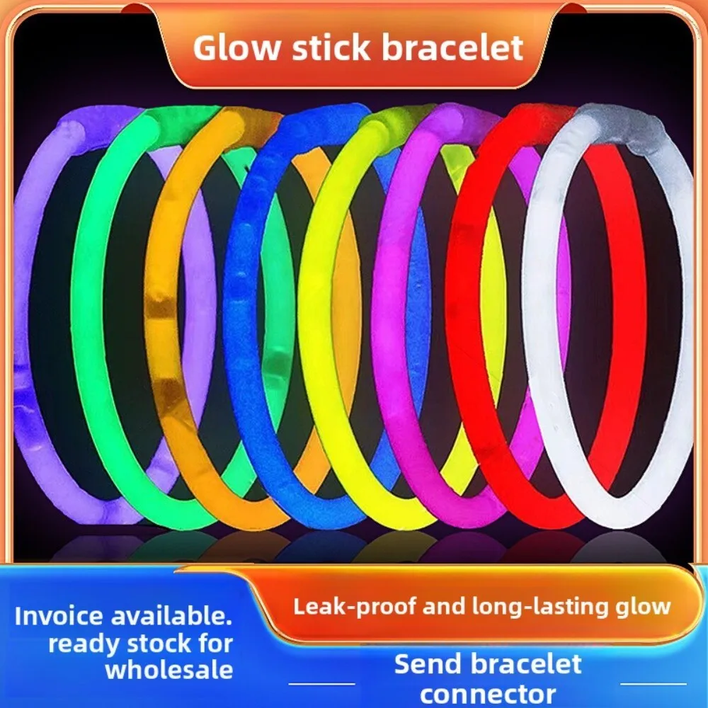 

Массовые светящиеся браслеты для детей, сувениры для вечеринок, забавные светящиеся аксессуары для детей, мероприятий на день рождения, активного отдыха и ночного использования