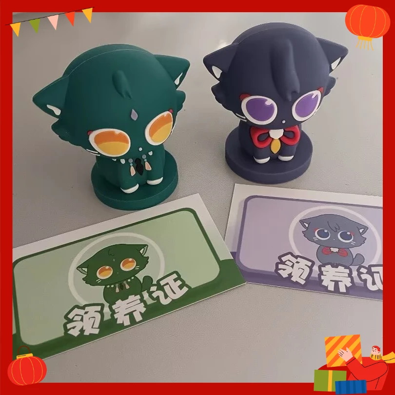 

Statue Collapse: Starry Sky Railway 6.5cm Immortal Cat Stray Cat Fan Creative Handmade Cute Ornament Birthday Gift