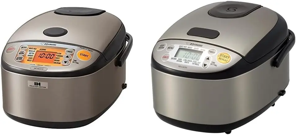 NP-HCC10XH Induction Heating System Rice Cooker and Warmer, 1 L, Stainless Dark Gray