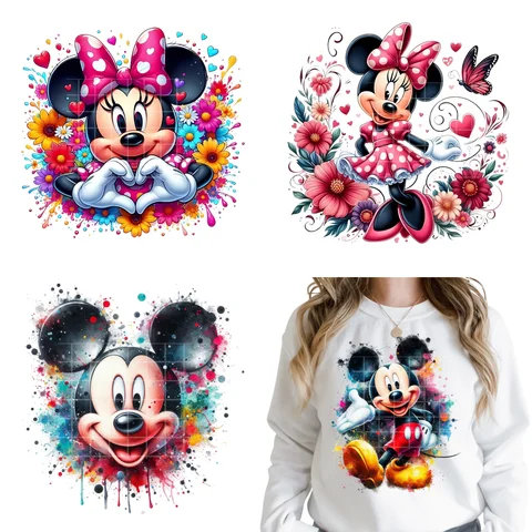 Personagens de desenhos animados coloridos, amigos, impressão de ferro em transferências dtf, adesivos prontos para pressionar para bolsas de moletom