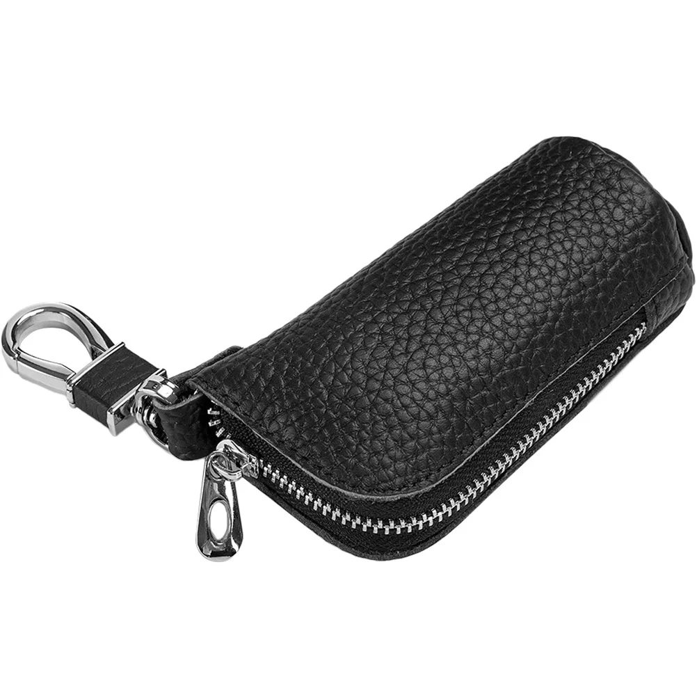 

Wallet For Car Keys Soft Fob Holder Metal Buckle Durable Key Case For Vehicle Auto Key Protection Cover