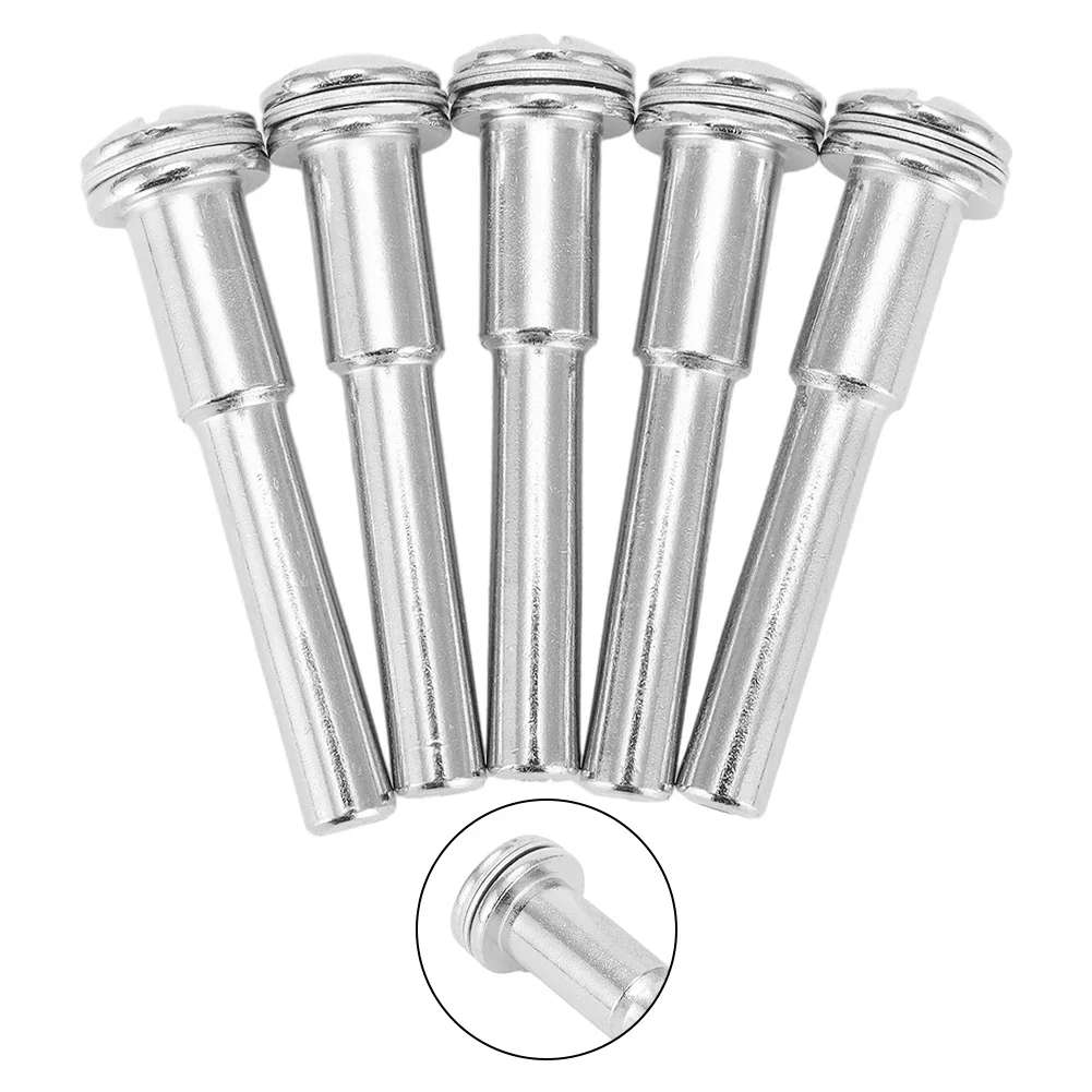 5pcs Connecting Rods Cloth-backed Abrasive For Sandpaper High Speed Steel Sanding Disc High Quality Overall Length Approx. 50mm