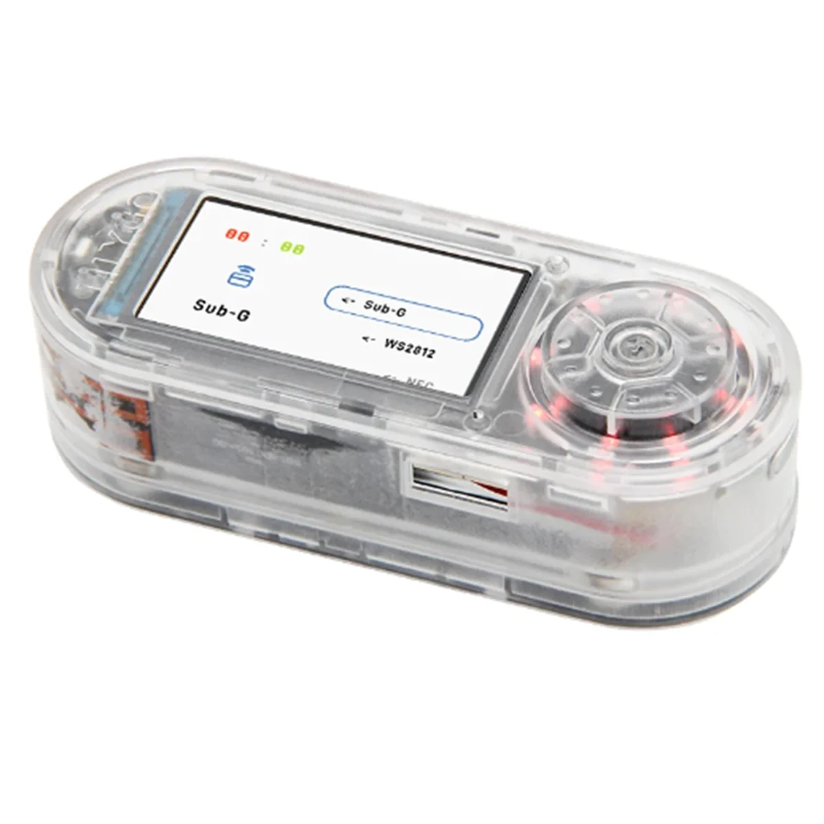 جديد 3C-T-Embed ESP32-S3 CC1101 جهاز إرسال واستقبال منخفض الطاقة Sub-1 جيجا هرتز PN532 NFC RFID I2C وحدة لوحة LCD بطارية مدمجة 1300 مللي أمبير في الساعة