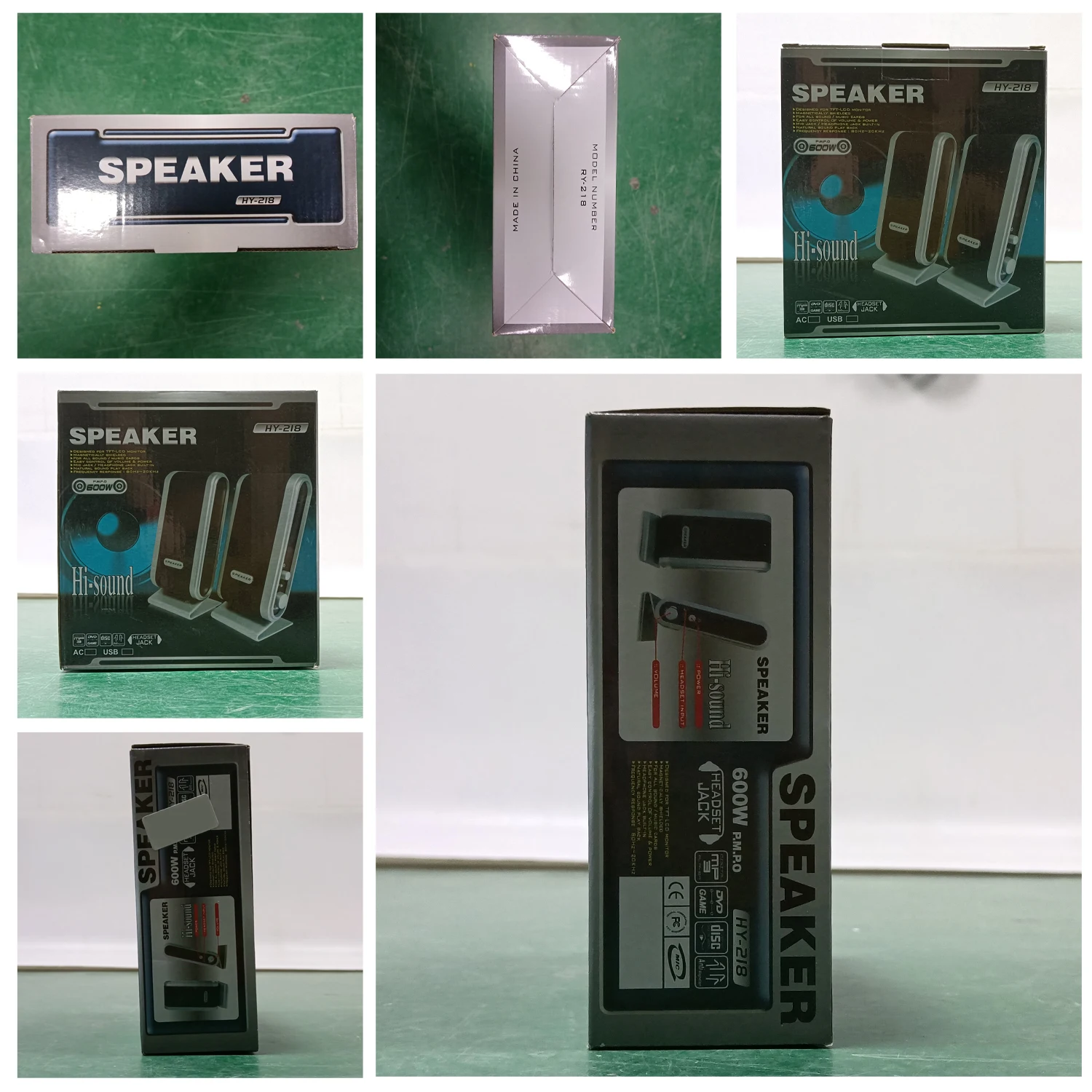 FFYY-NEW, 120W daya USB Desktop komputer Notebook Speaker Audio 3.5mm colokan Earphone