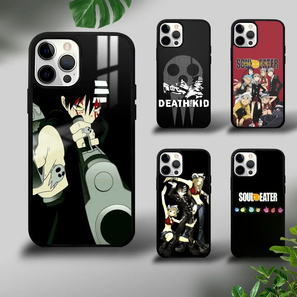 

Anime S-Soul E-Eater Phone Case For iPhone 16 15 14 13 12 11 Pro Xs Max Mini Plus Celulares Hard Funda