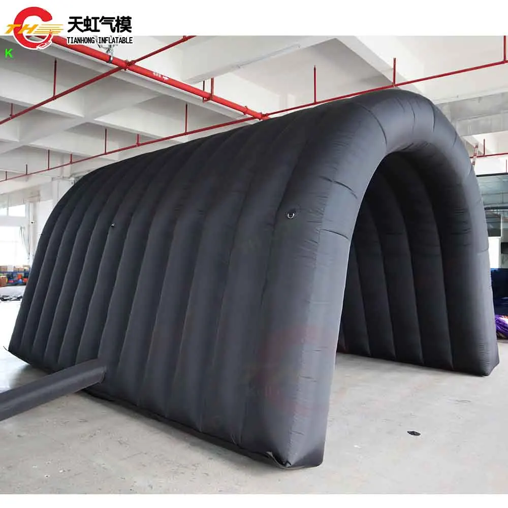 Fast Ship Colorful Inflatable Tunnel Tent with Blower Air Blow Up Inflatable Lawn Tent for Party Events