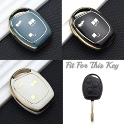 TPU 3 Buttons Remote Key Shell Cover for Ford Mondeo Fusion Focus 2 Fiesta Galaxy C-Max S-Max Key Fob Case Protector Keychain