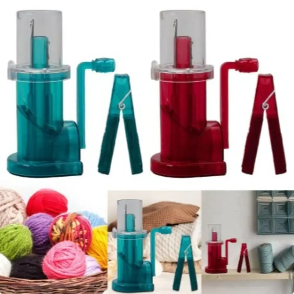 

Ручная вязальная машина, портативный инструмент для вязания крючком, катушка для плетения «сделай сам», простой дизайн, креативная мини-катушка, вязатель