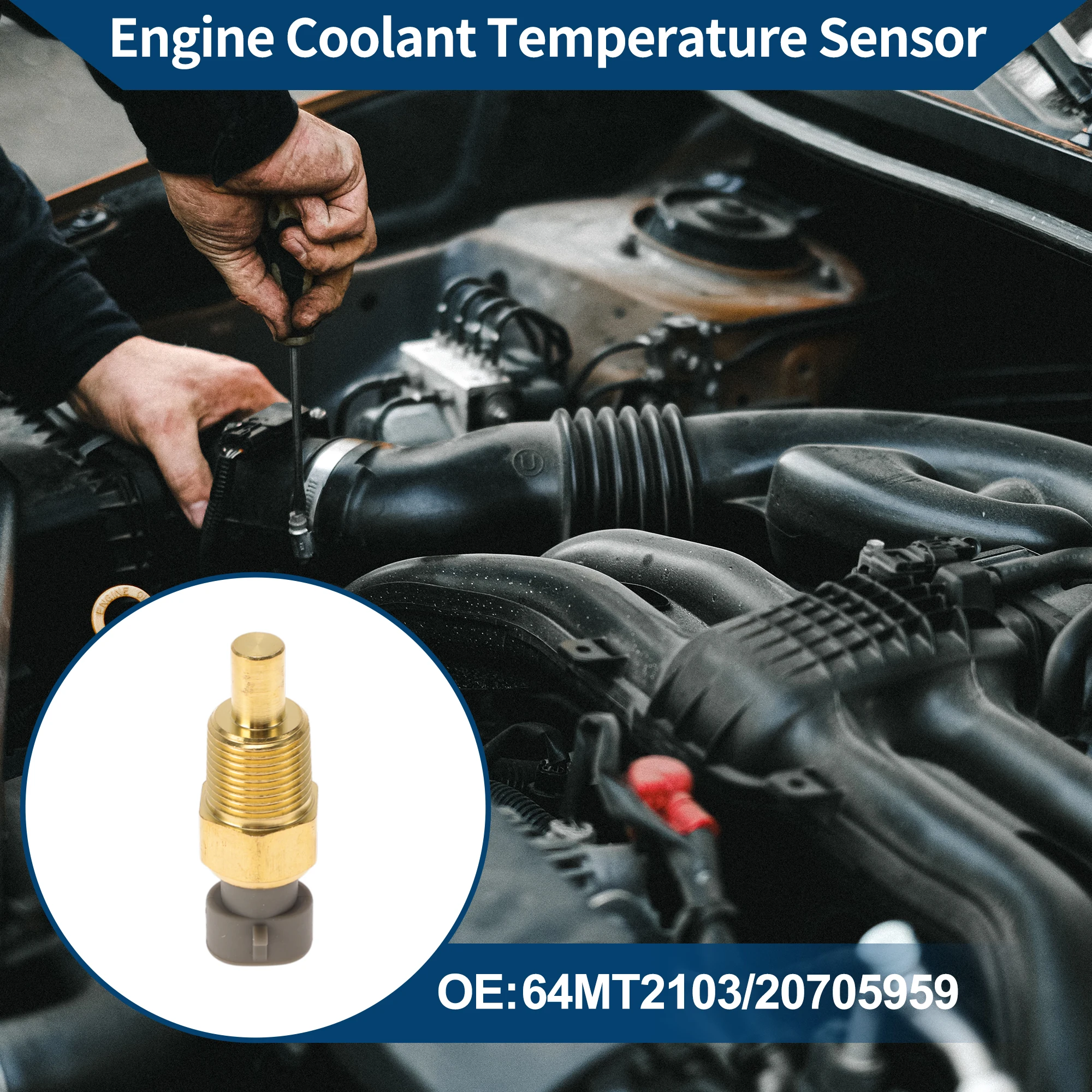 Motoforti Engine Coolant Temperature Sensor No.64MT2103 for Mitsubishi Outlander 2010