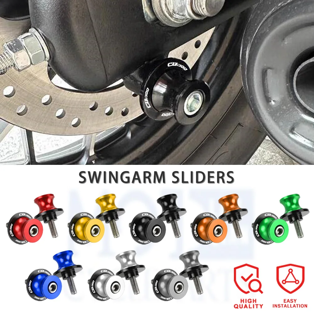 

8MM For Honda CB1300 CB 1300 2008 2009 2010 2011 2012 Motorcycle Accessories CNC Aluminum Swingarm Spools Slider Stand Screws