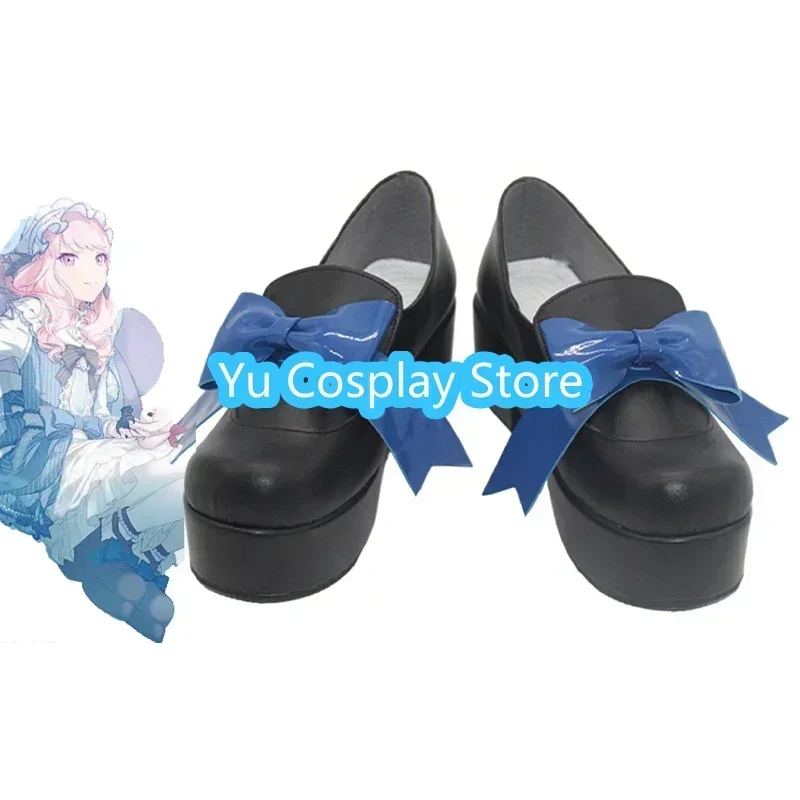 

Yu-Cosplay Akiyama Mizuki Cosplay Shoes Game Project Sekai Colorful Stage PU Shoes Halloween Carnival Boots Cosplay Props Custom