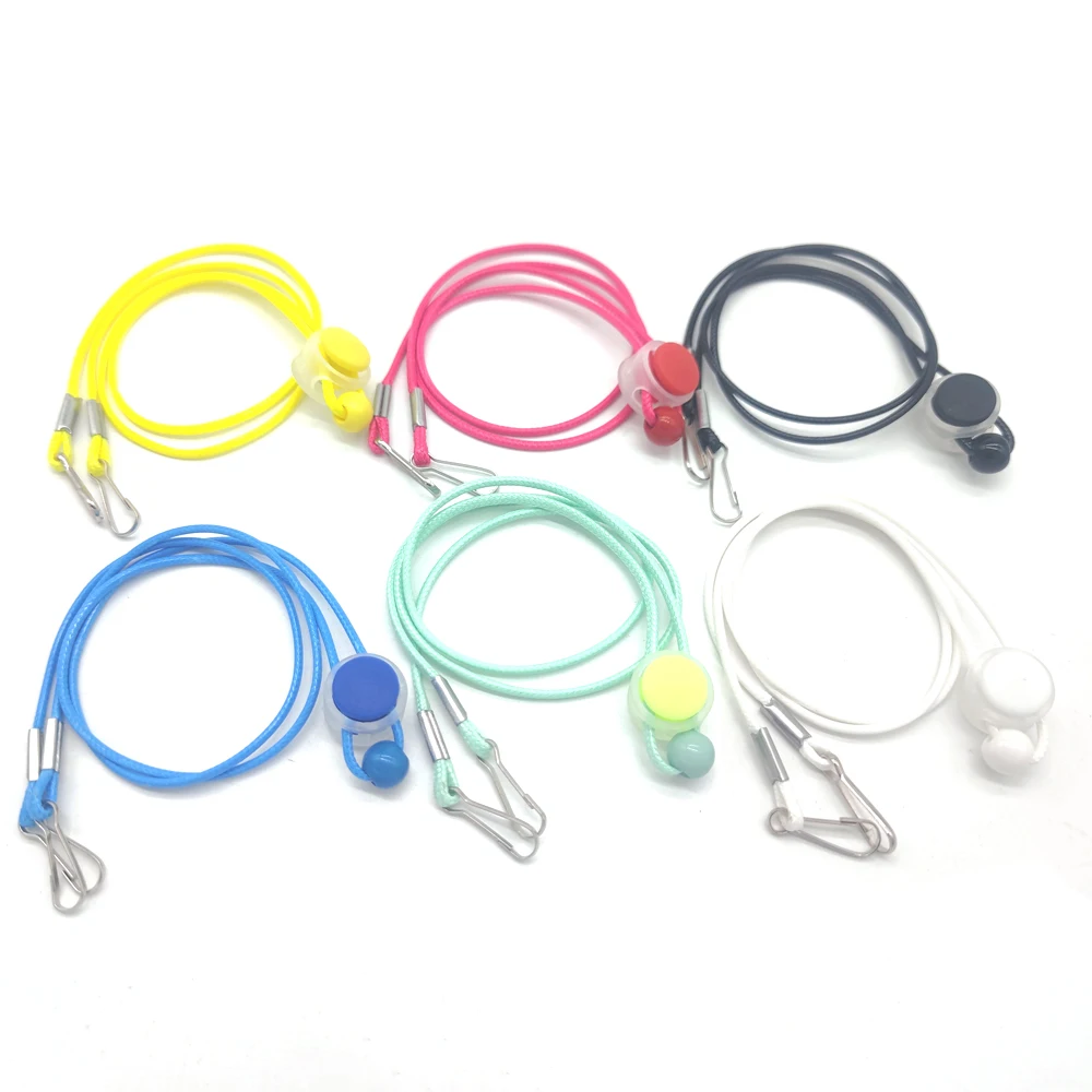 Adjustable Face Mask Lanyard Convenient Holder Rope Anti-lost Face Cover Lanyard Ear Holder Neck Hang Rope With Hook