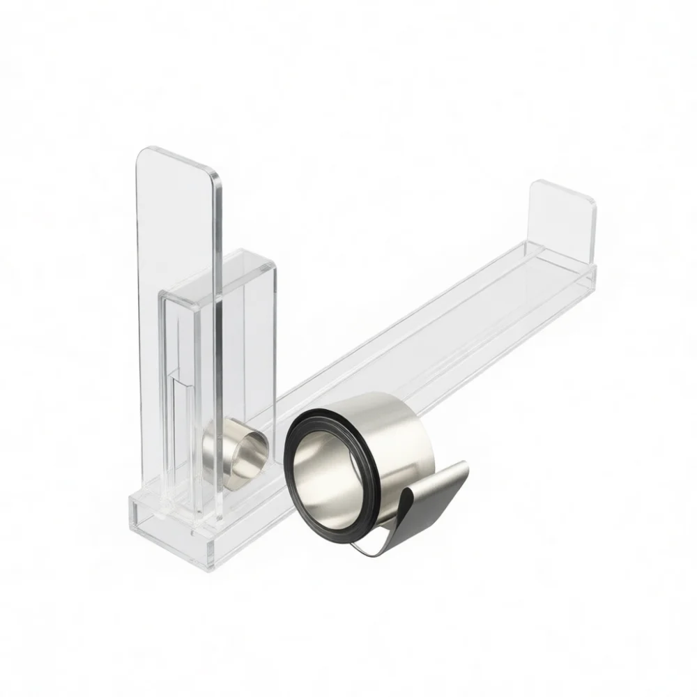 Retail Shelf Automatic Pusher Organizer For Cosmetics Face Mask Merchandiser Adjustable Divider Display Rack System