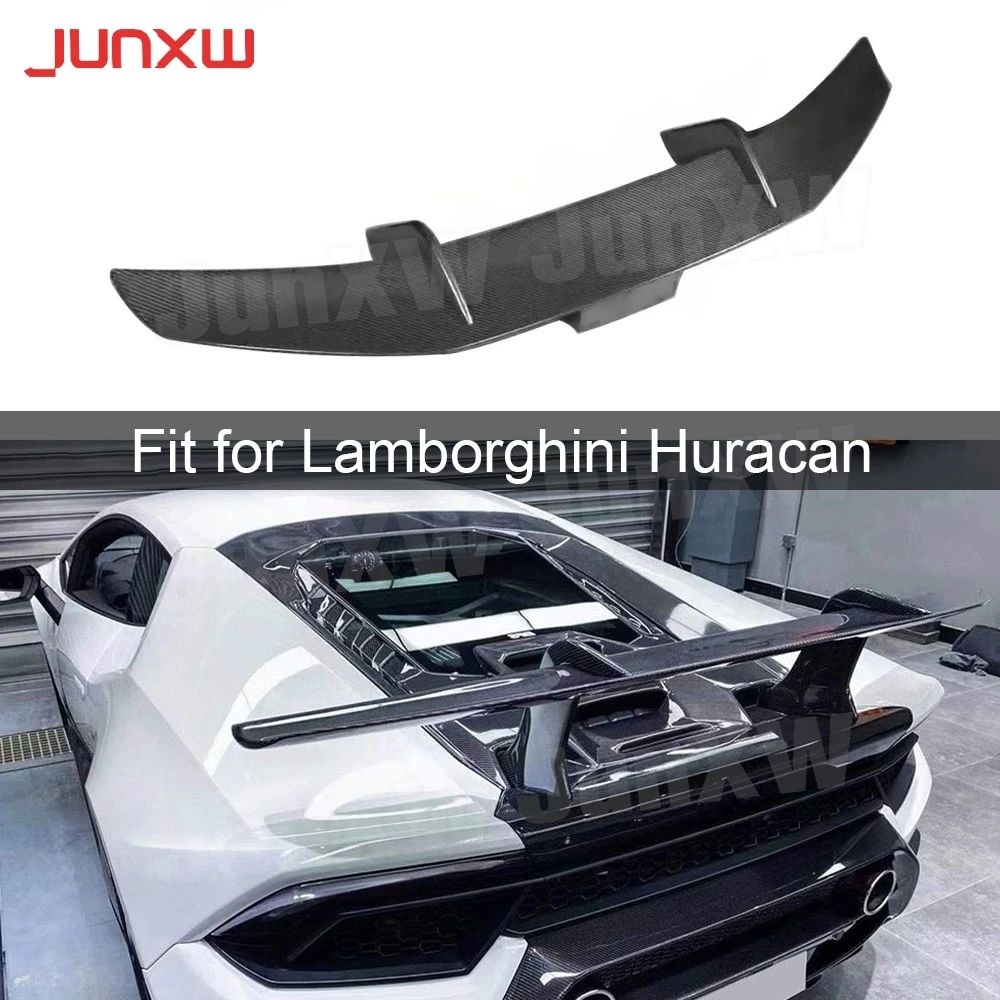 

Carbon Fiber Rear Trunk Duck Spoiler Wing For Lamborghini Huracan LP580 LP610 Forged Carbon Rear Spoiler Car Styling