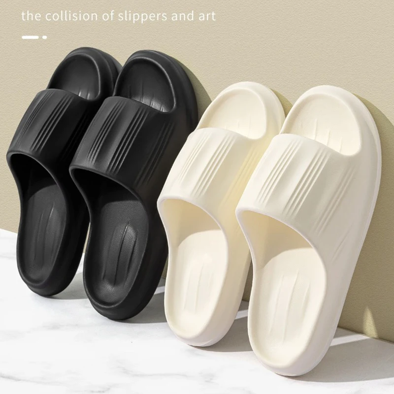 

Cloud Slipper Woman Summer Flip Flop Sandals Beach Slides Casual Home House Shoes Flat Platform Female Non Slip Bathroom clapper
