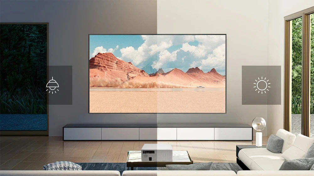 Everycom E700 2k Max Full HD Smart 1080P Android WIFI Smart TV Video Projecteur Tv Projector 4k Home Theater