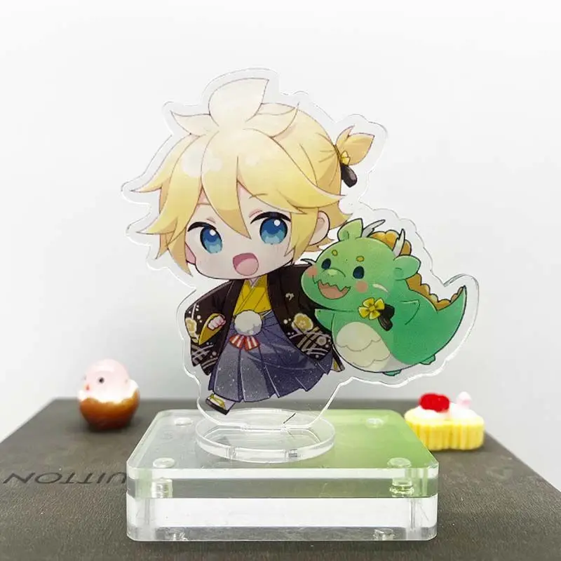 Hatsune Miku Vocaloid Kimono Acrylic Standee Desk Ornament Kawaii Anime Gift for Boys Girls Fans Cartoon Accessory Toy Decor view 3