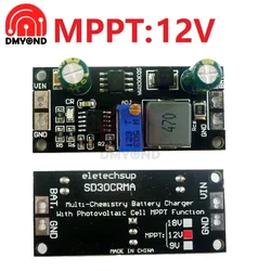 Modulo MPPT 12V di controllo del regolatore del regolatore del caricatore del pannello solare 1A LiPo 9v 12v 18V della carica della batteria di MPPT 12V