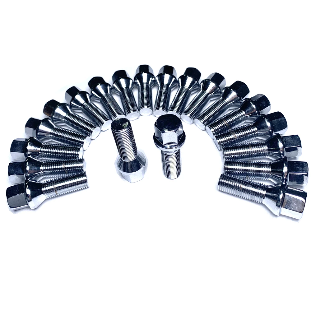 BIMECC Wobble Alloy Wheel Bolts – 16x M12x1.25, 60mm Long, 35mm Thread, Fits Citroen 65.1