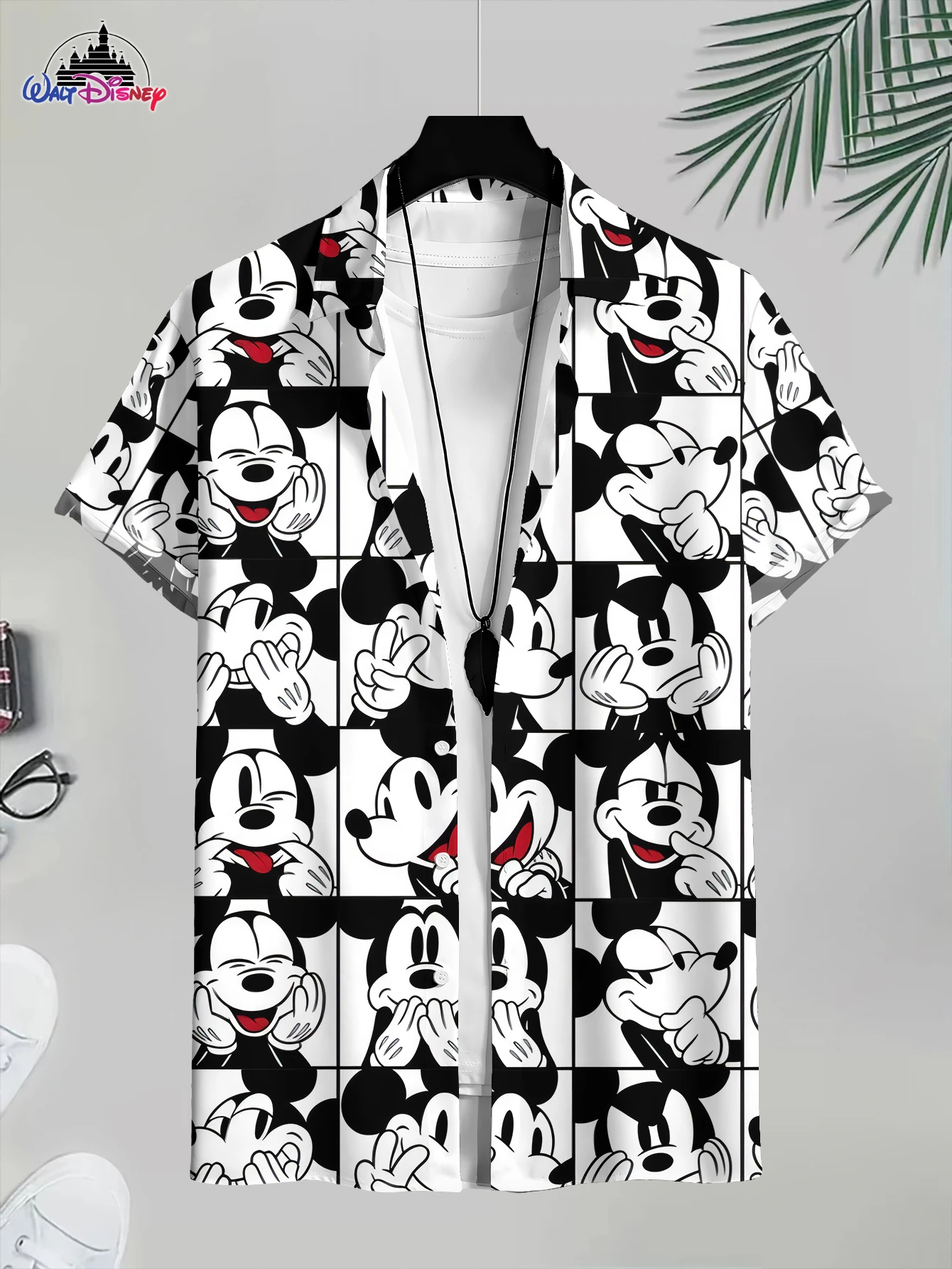 Stylish Casual Men's 3D Print Disney Mickey Shirt Assorted Styles: Multi - Pattern Mickey Patterns